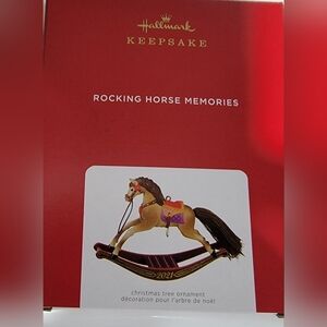 NIB- Hallmark's 2021 -2nd in series- Rocking Horse Memories Series
